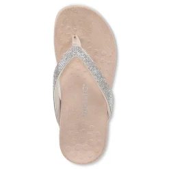 Dillon Shine Toe Post Sandal