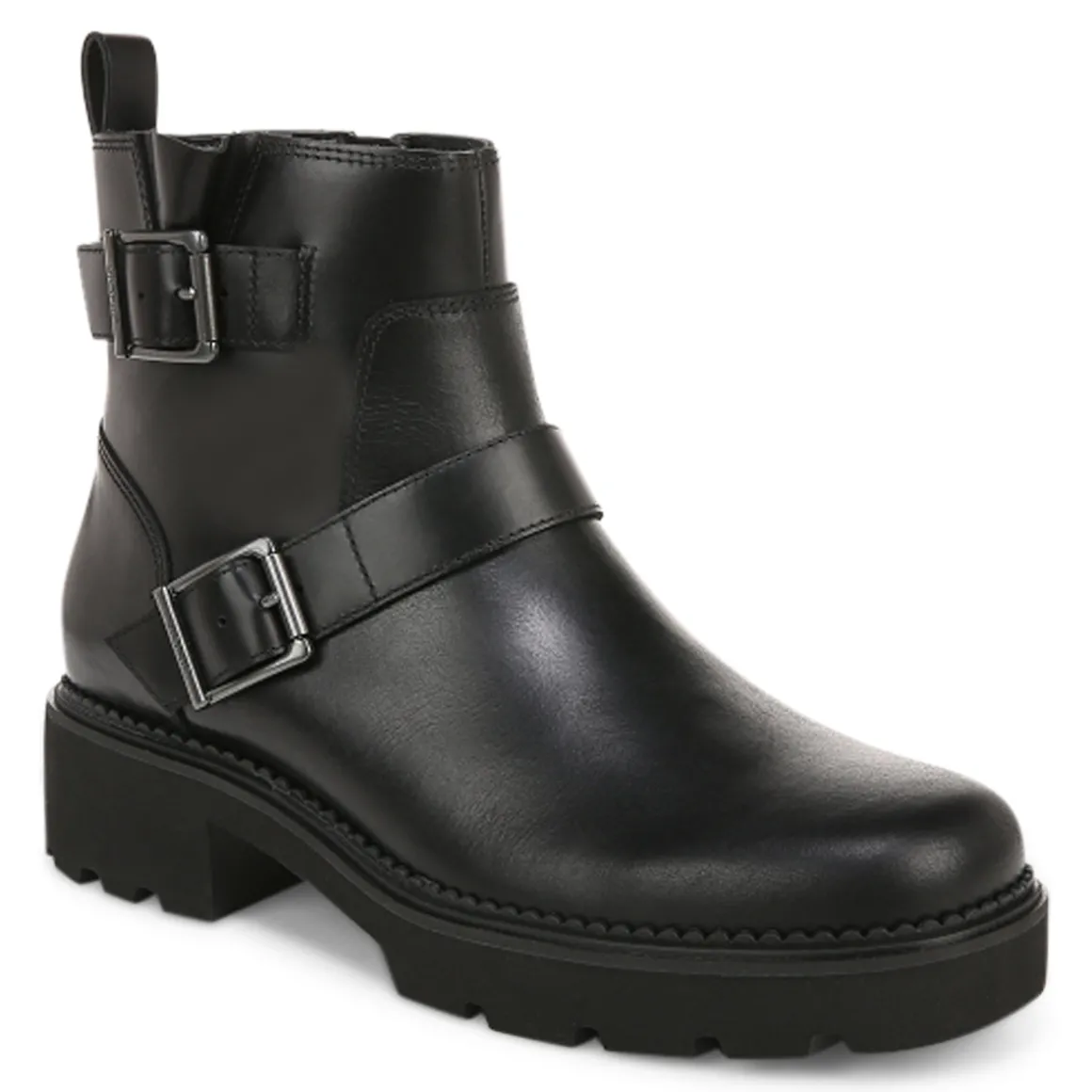 Folsom Ankle Moto Boot (Wide)